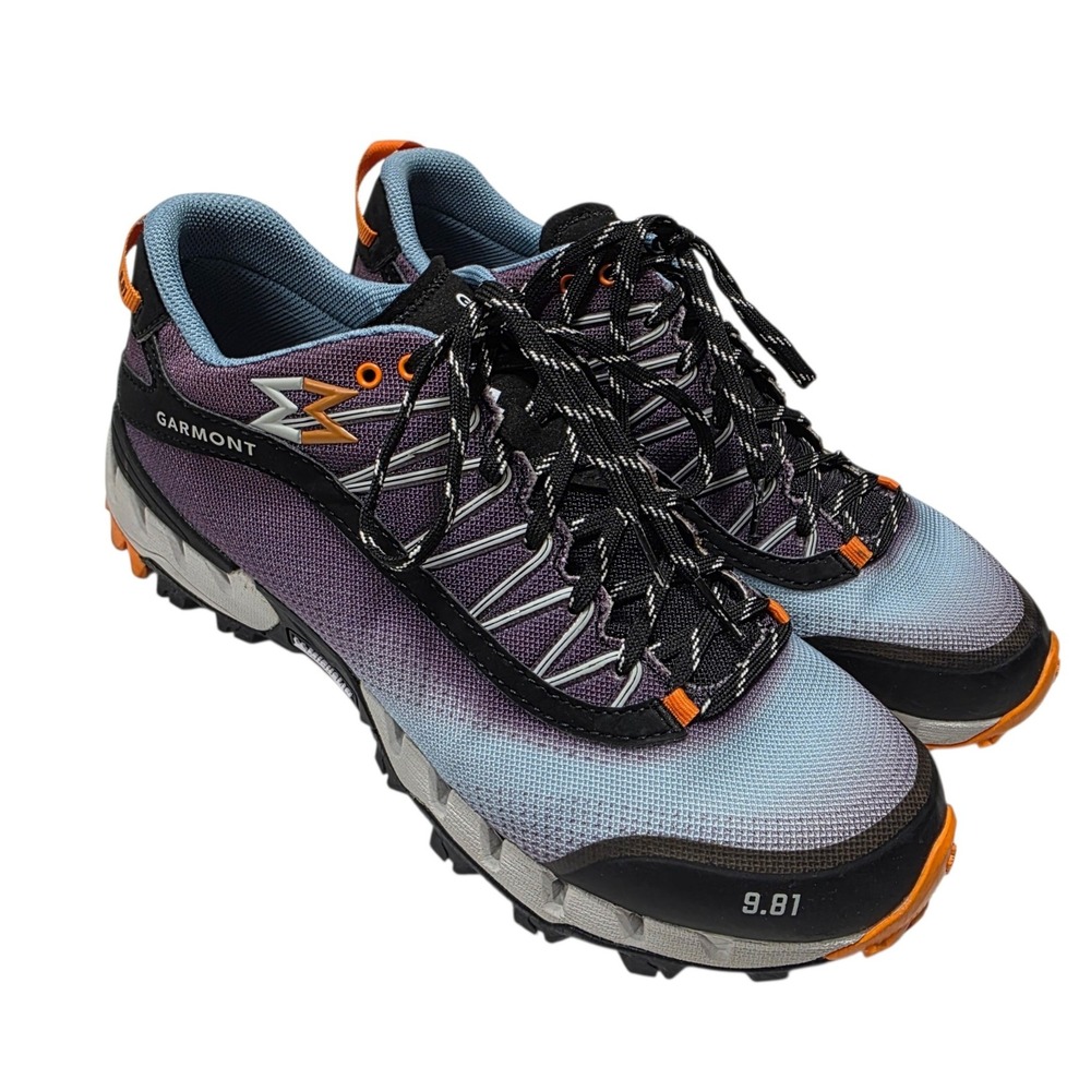 Garmont 9.81 Grid Trail Running Shoes Mens 10.5 Blue Orange Michelin Sole